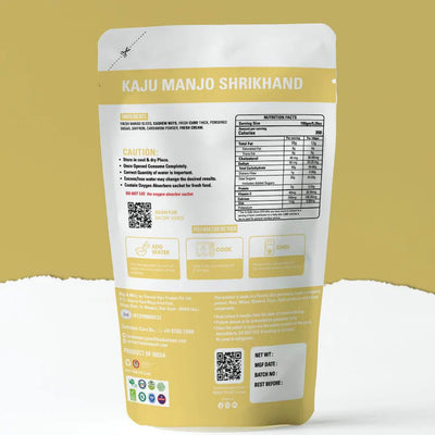 Fresh O Need Kaju Mango Shrikhand - Ready To Eat 150 gms