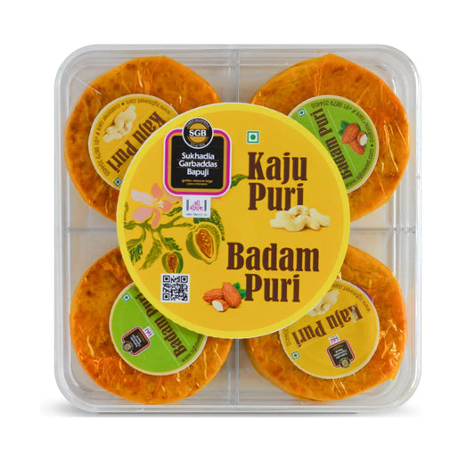 Sukhadia Garbaddas Bapuji Kaju Puri & Badam Puri | 400 gms
