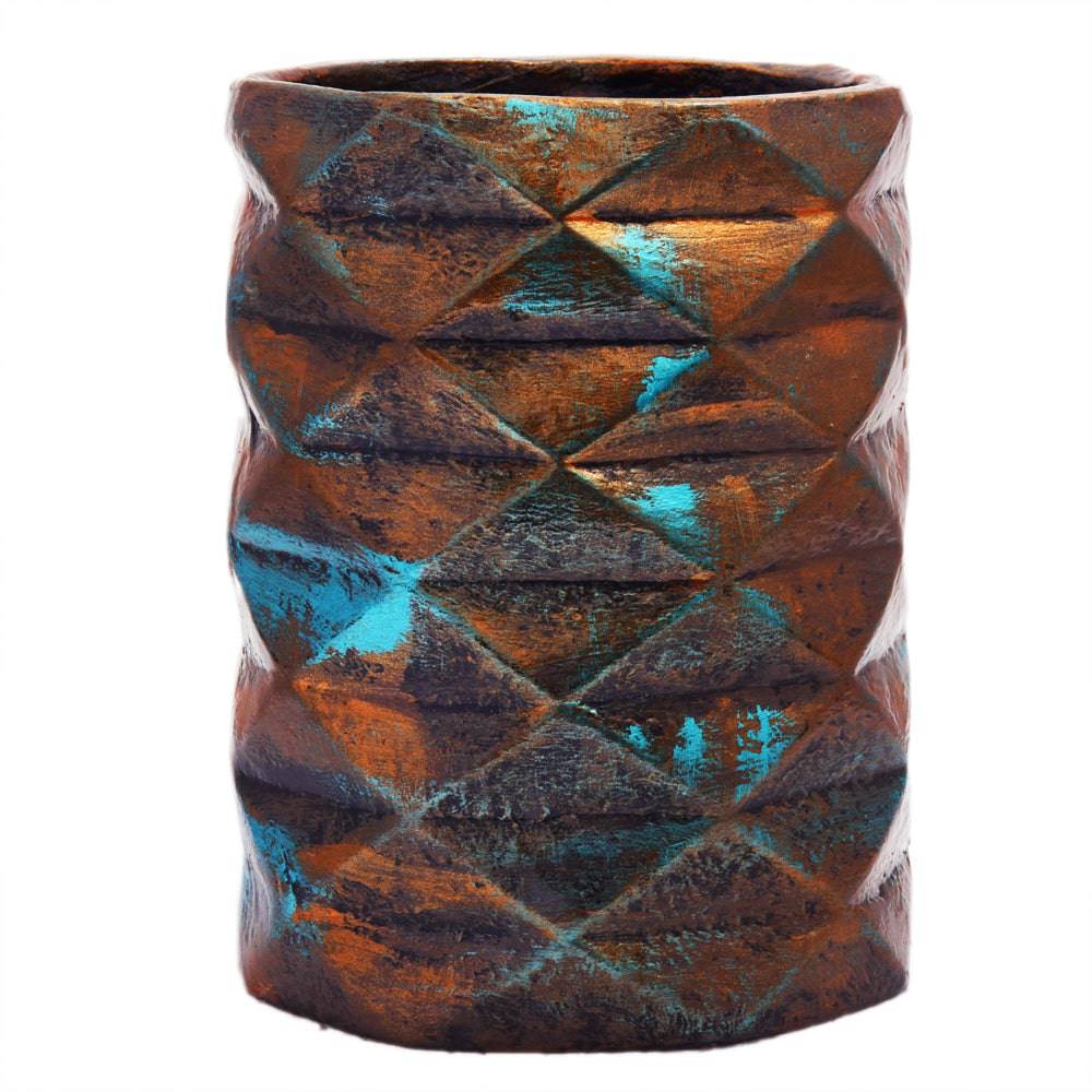 Crystal shape antique Vase