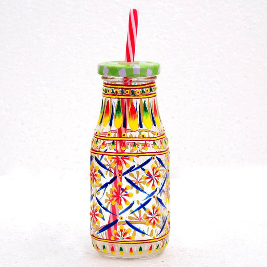 Hand Painted Juice Jar | Sipper- Collection