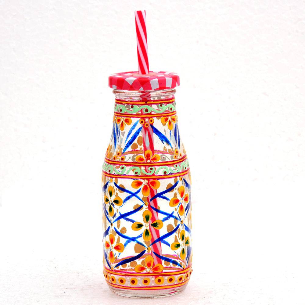 Hand Painted Juice Jar | Sipper- Collection
