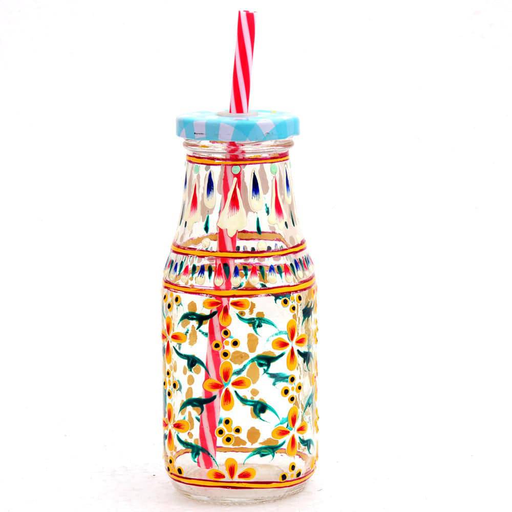 Hand Painted Juice Jar | Sipper- Collection