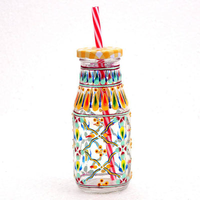 Hand Painted Juice Jar | Sipper- Collection