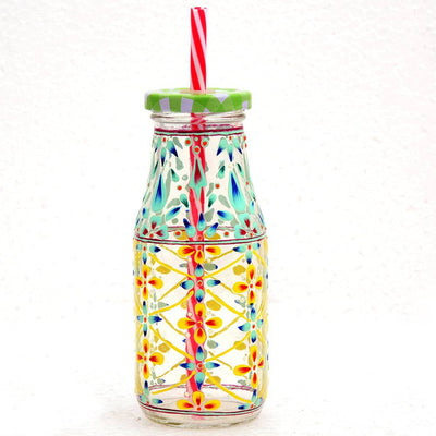 Hand Painted Juice Jar | Sipper- Collection