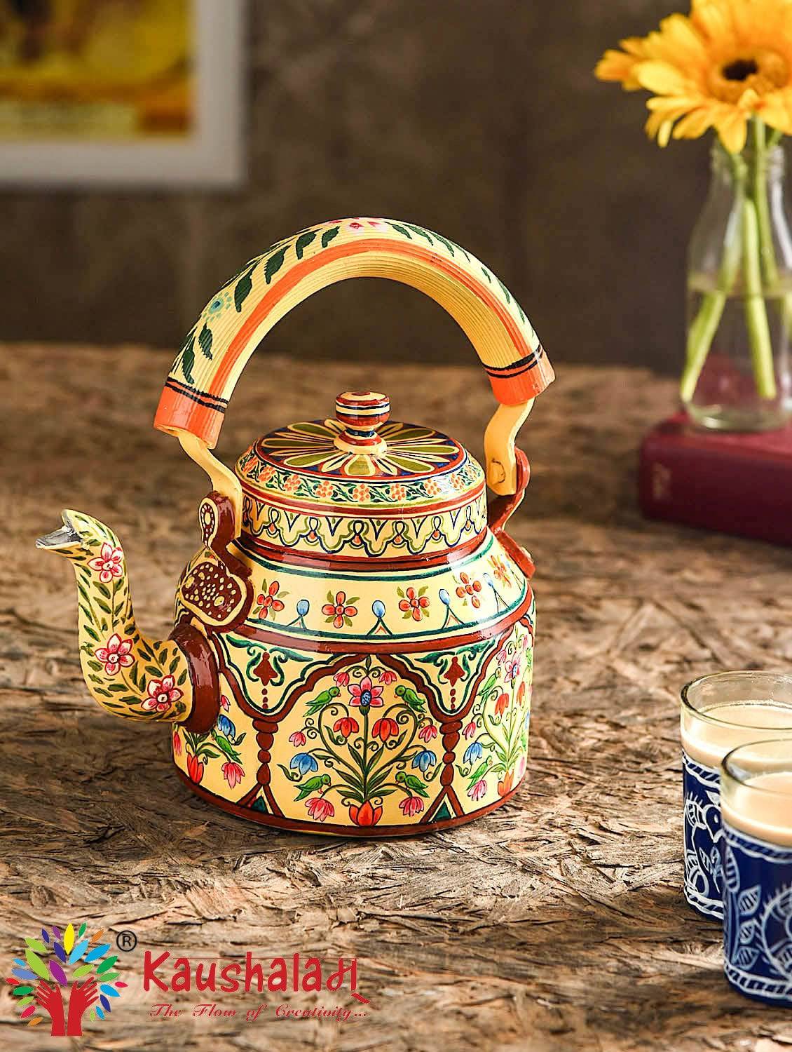Hand Pinted Tea Kettle - Royal Palace