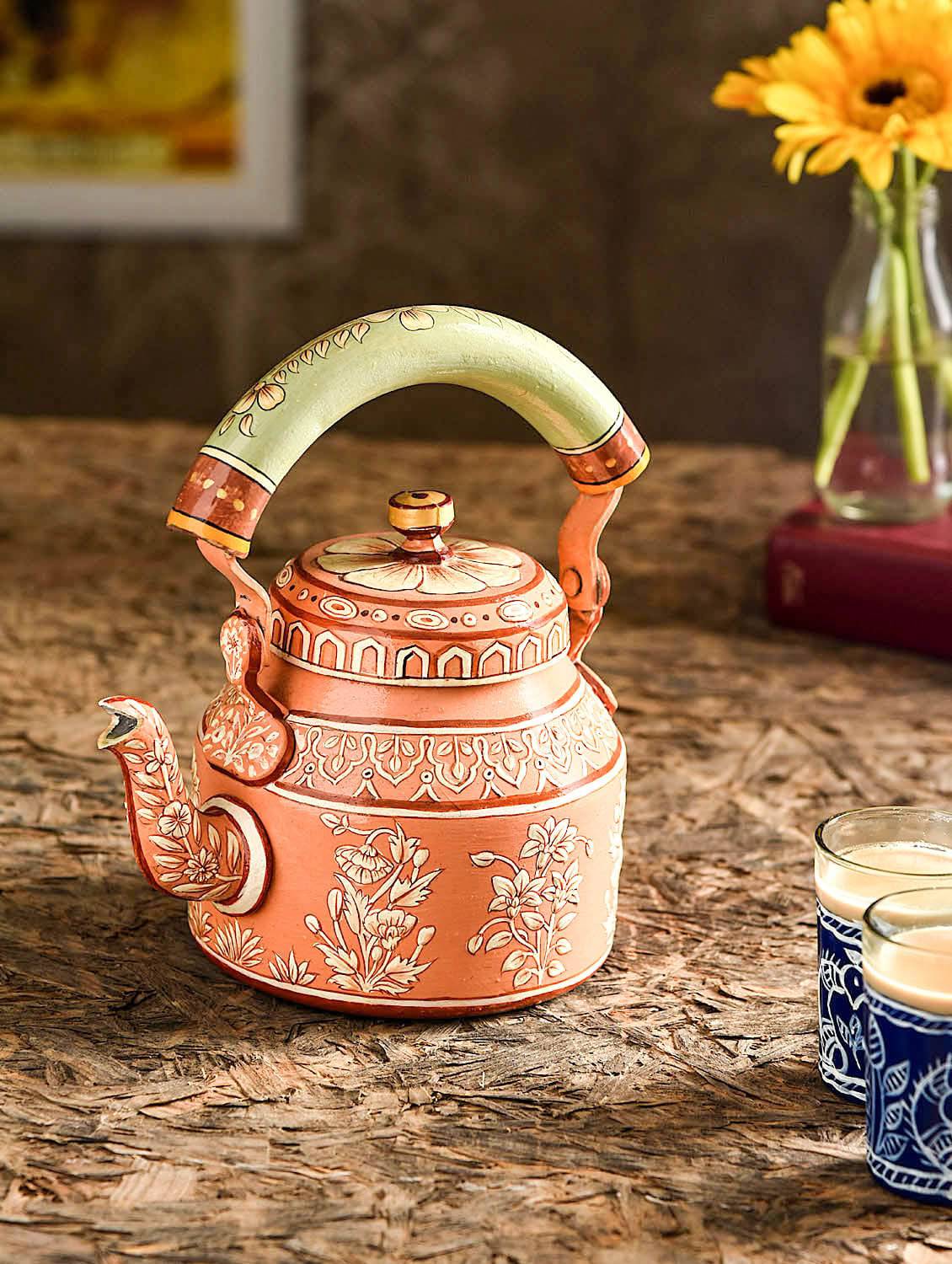 Hand Painted Kettle : Exotic Collection