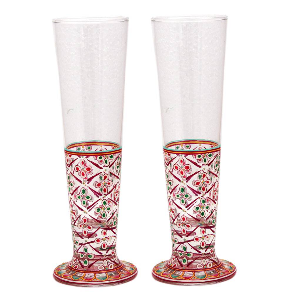 Hand Painted Beer Mugs set of 2 - Complete Collection
