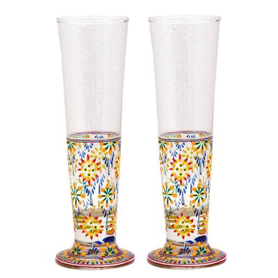 Hand Painted Beer Mugs set of 2 - Complete Collection