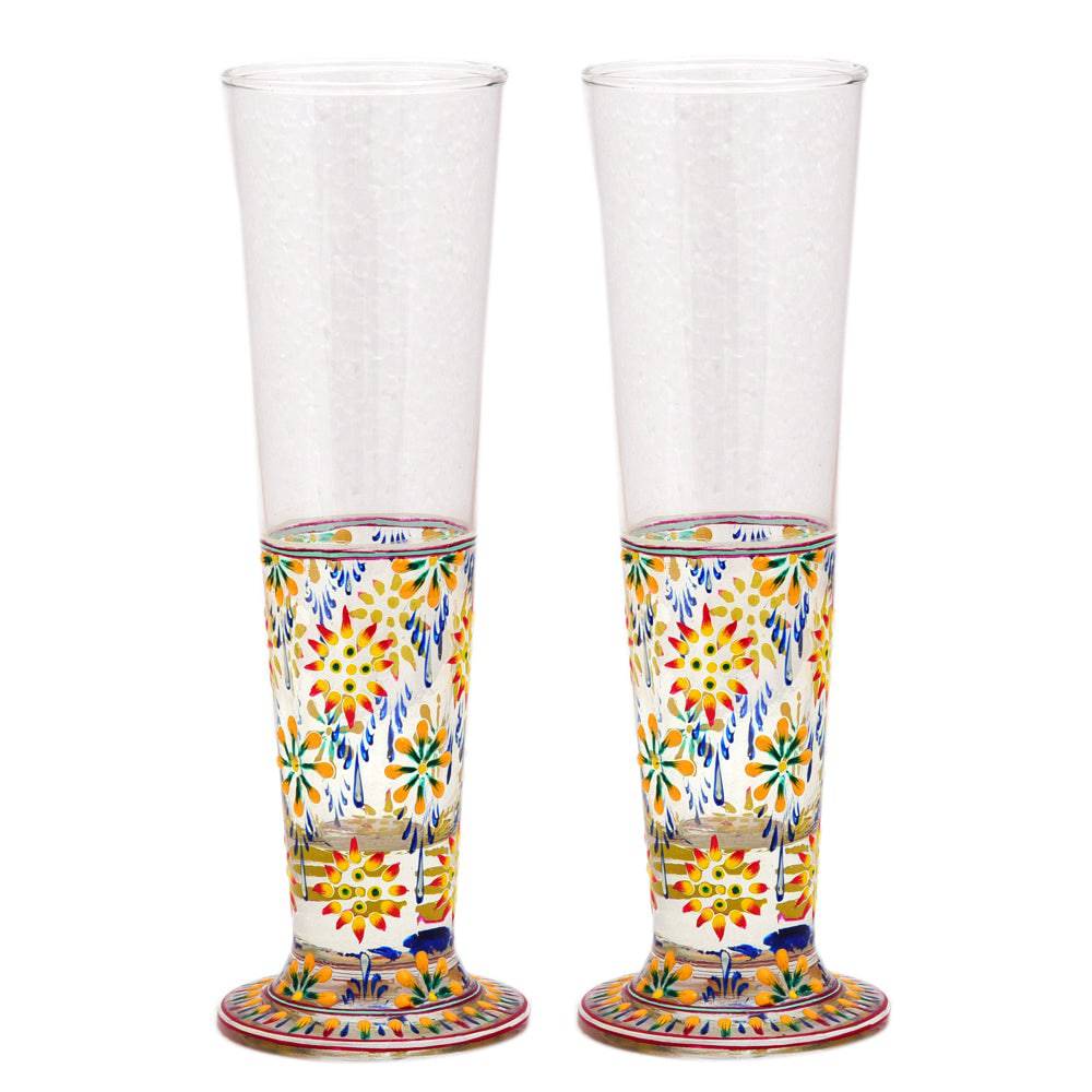 Hand Painted Beer Mugs set of 2 - Complete Collection