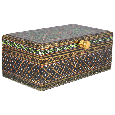 Hand Painted Tea Box : Mughal Collection