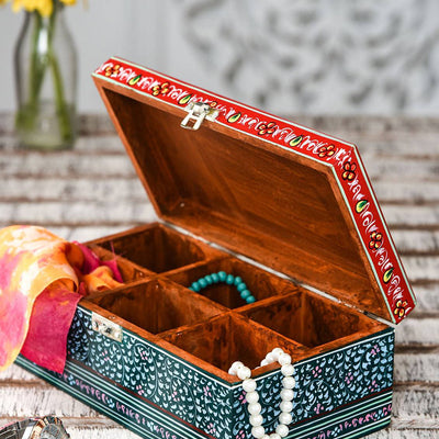 Hand Painted Tea Box : Mughal Collection