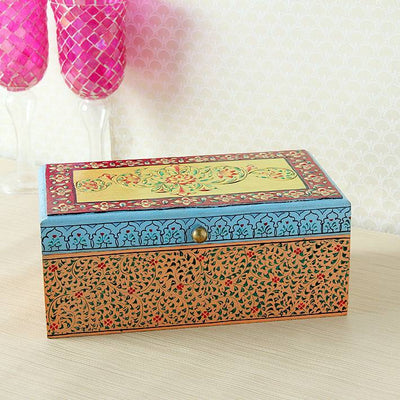 Hand Painted Tea Box : Mughal Collection