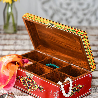 Hand Painted Tea Box : Mughal Collection