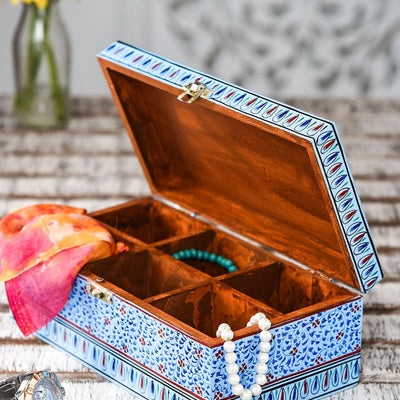 Hand Painted Tea Box : Mughal Collection