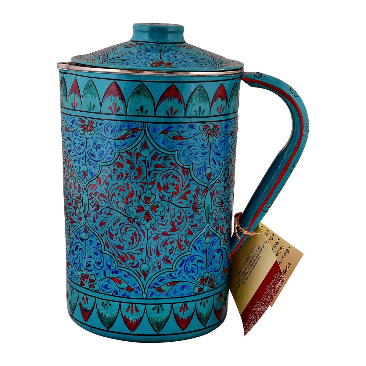 Hand Painted water jug / Stainless steel pitcher- Collection
