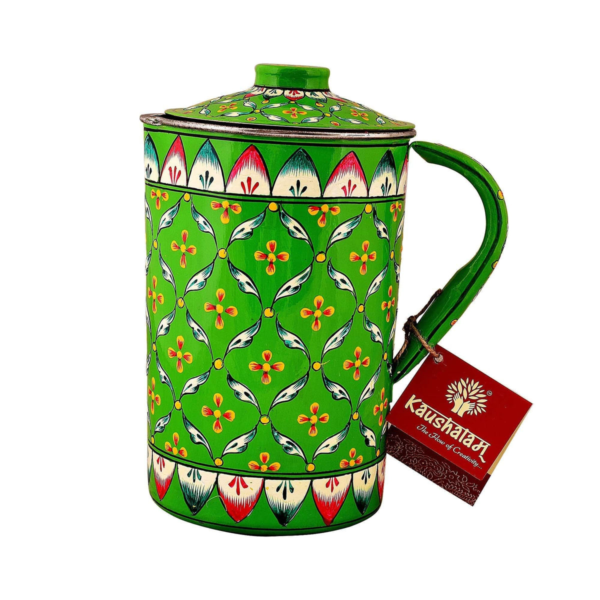Hand Painted water jug / Stainless steel pitcher- Collection
