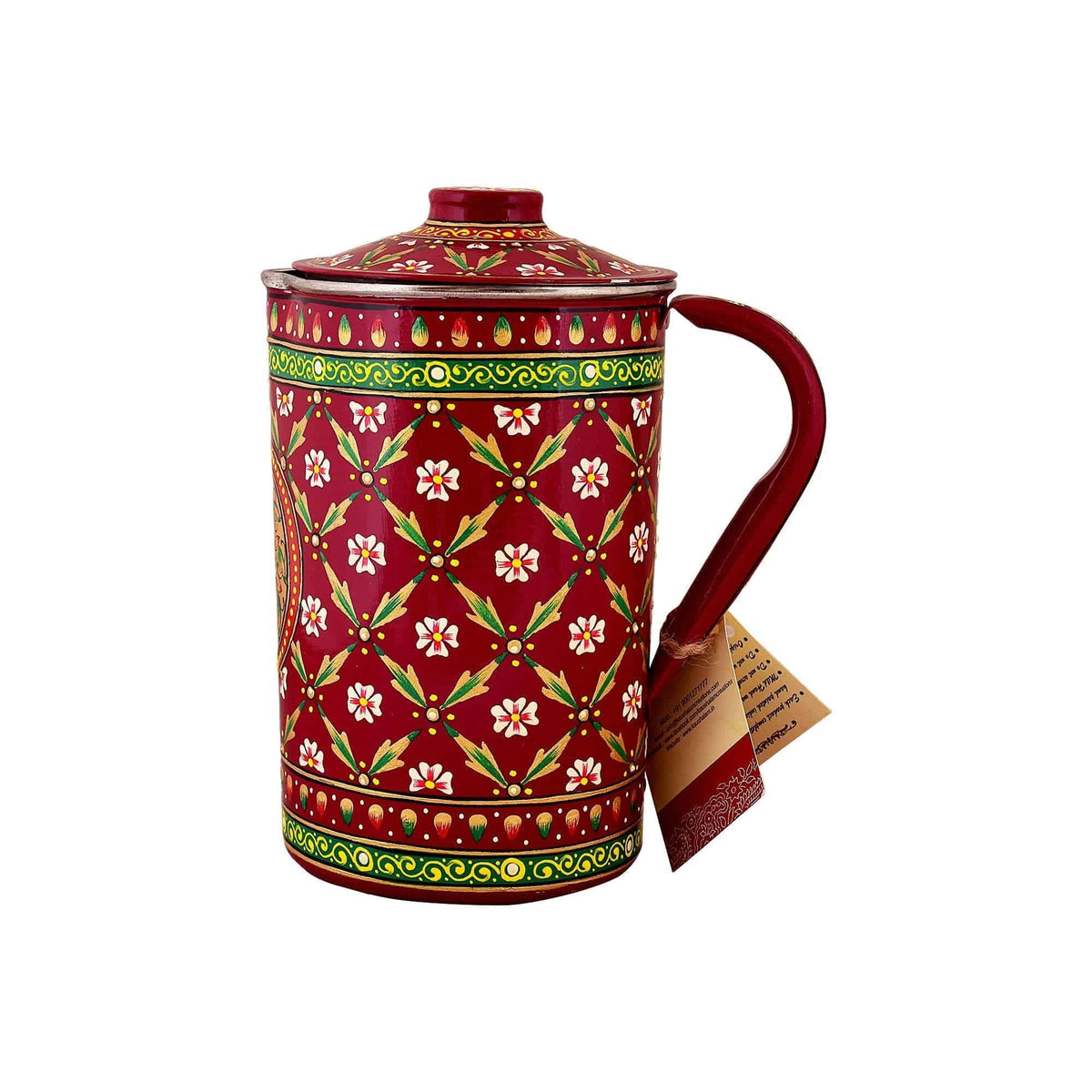 Hand Painted water jug / Stainless steel pitcher- Collection