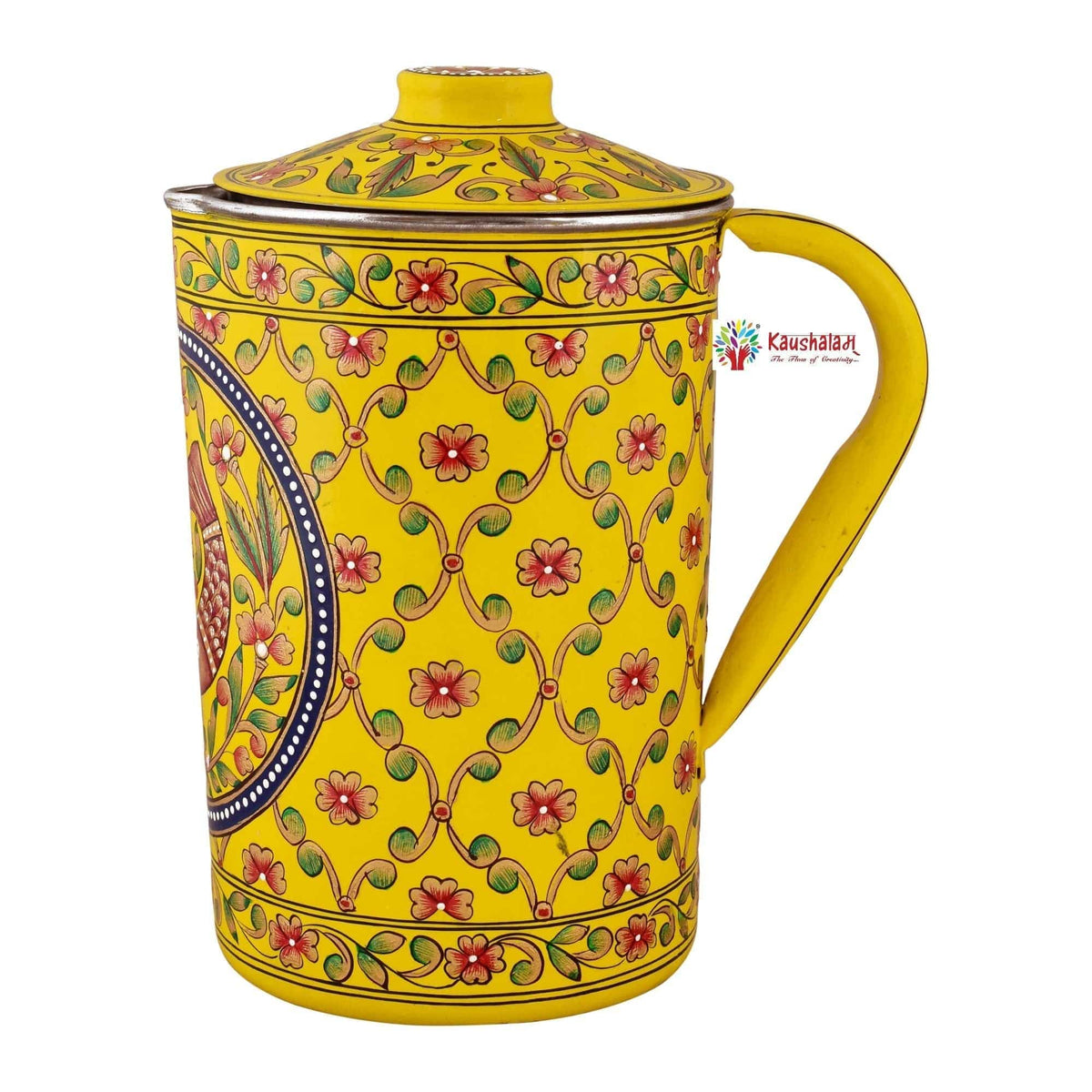 Hand Painted water jug / Stainless steel pitcher- Collection