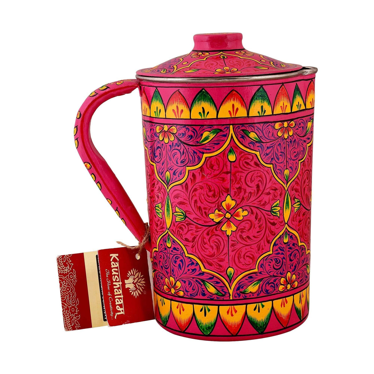 Hand Painted water jug / Stainless steel pitcher- Collection