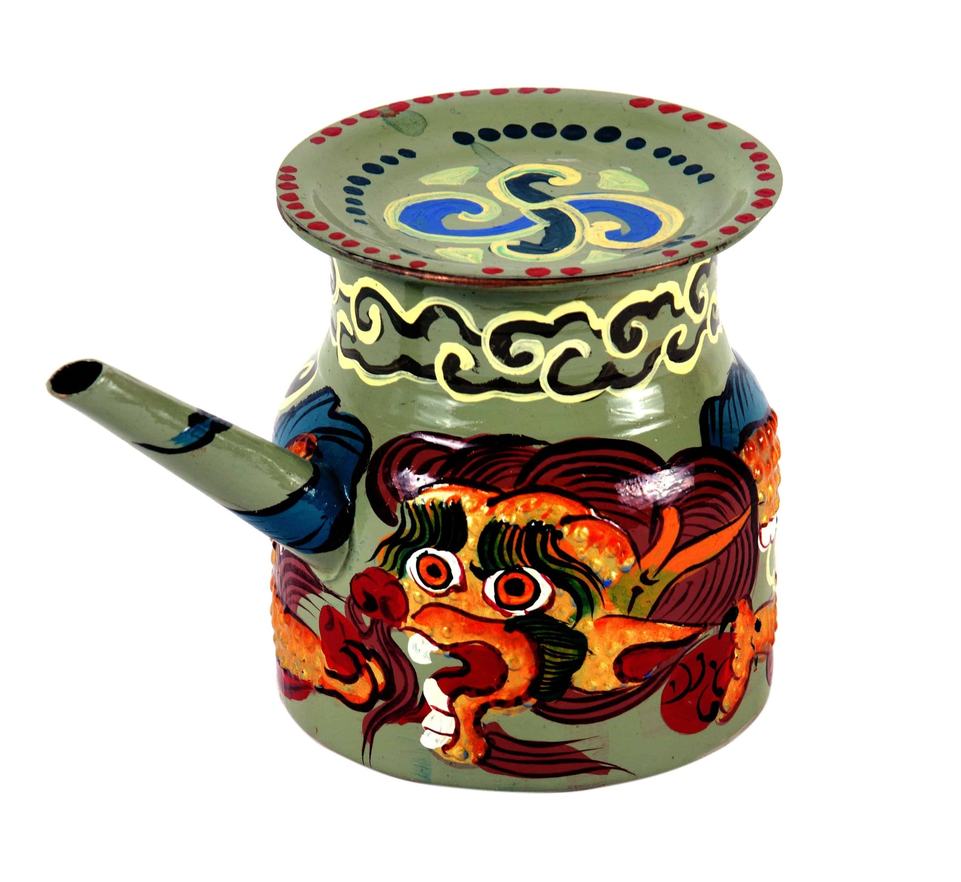Hand Painted Copper Pitcher | Jar Collection