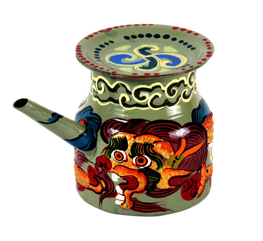 Hand Painted Copper Pitcher | Jar Collection