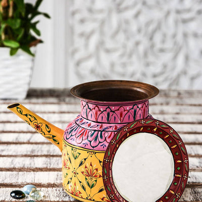 Hand Painted Copper Pitcher | Jar Collection