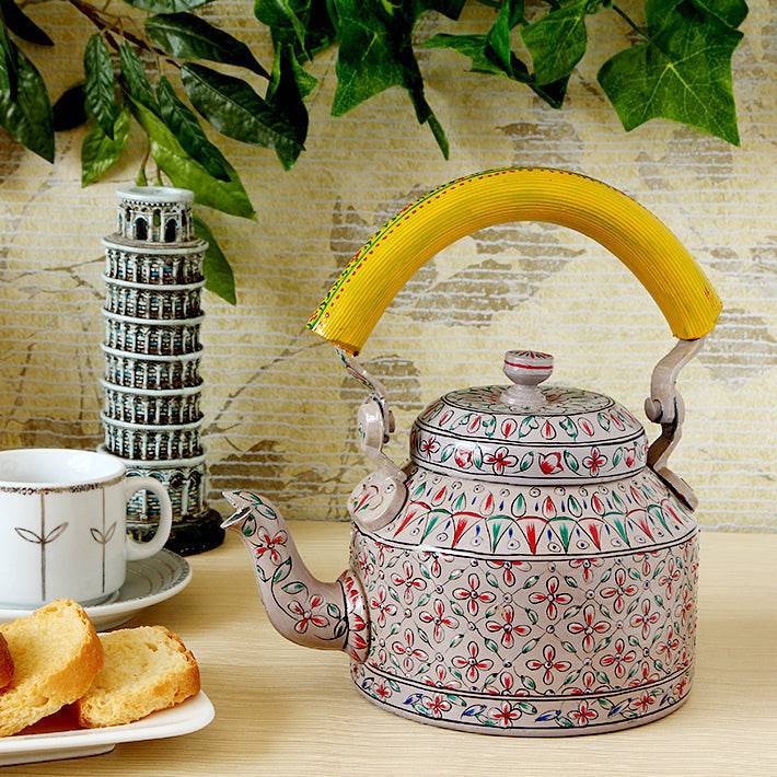 Hand Painted Kettle : Solid Collection