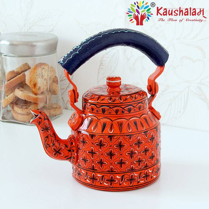Hand Painted Kettle : Solid Collection