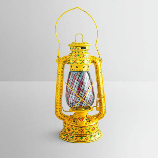 Hand Painted Hurricane oil  Lantern - Premium Collection