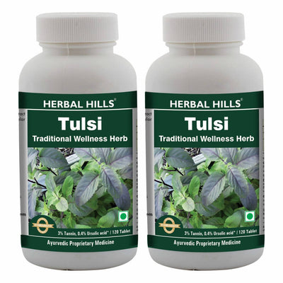 Herbal Hills Tulsi Traditional Wellness Herb Tablets