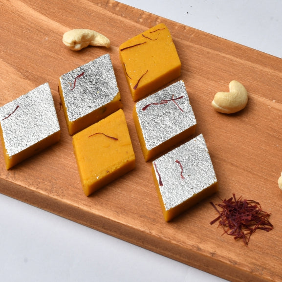 Praful Sweets And Namkeen Kesar Kaju Katli | 500 gms