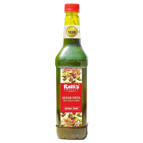 Ralli's Kesar Pista Syrup Sharbat 700ml| Refreshing Summer Drink