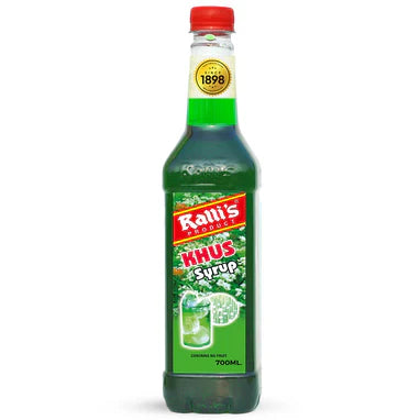 Ralli's Khus Sharbat Syrup 700ml | Refreshing Green Summer Drink