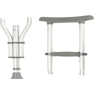 Universal Height Adjustable Aluminum Crutches