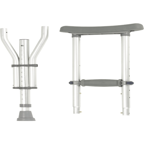 Universal Height Adjustable Aluminum Crutches