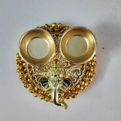 Ganesh Haldi Kumkum Holder - 1 Piece