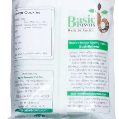 BasicBrowns Jowar Cookies