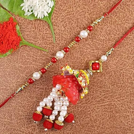 Festive Rakhi & Amul Chocolates Combo