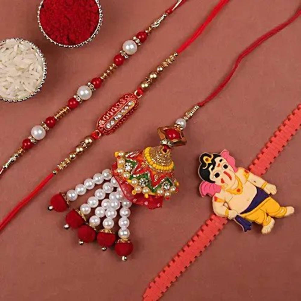 Designer Family Rakhi Set