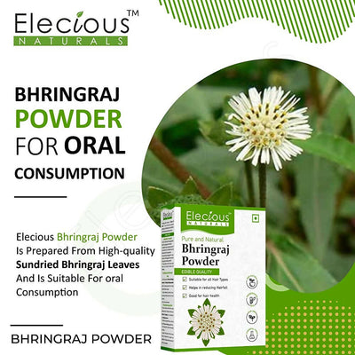 Elecious Naturals Bhringraj Powder For Hair Growth