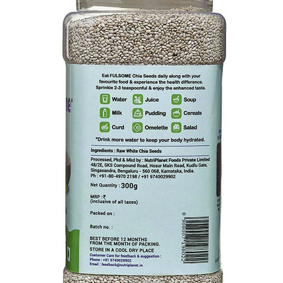 Fulsome Premium White Chia Seeds