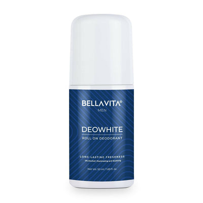 Bella Vita Deo White Natural Underarm Roll On Deodorant for Men