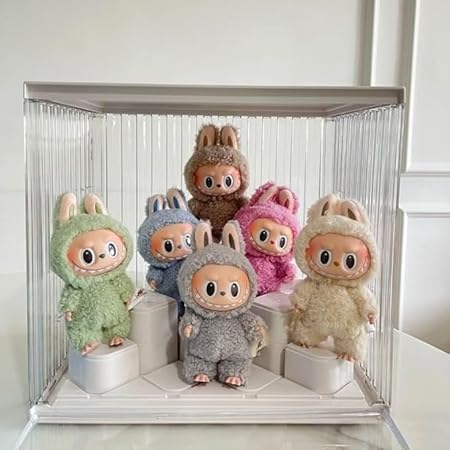 Labubu Doll Character Action Figure Design Random Color - 1 Pc