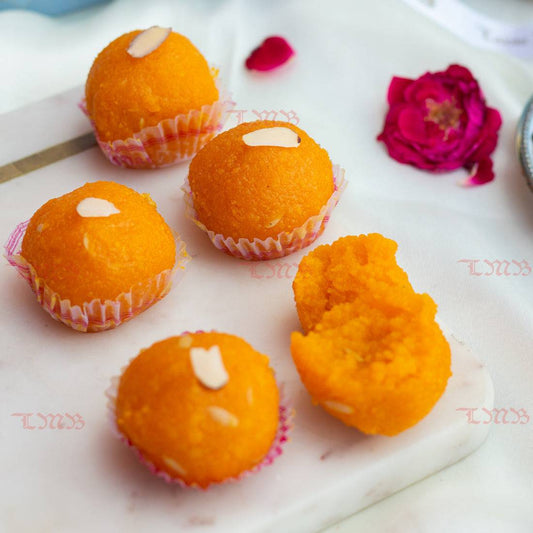 Laxmi Misthan Bhandar Kesar Laddu - 500 gms
