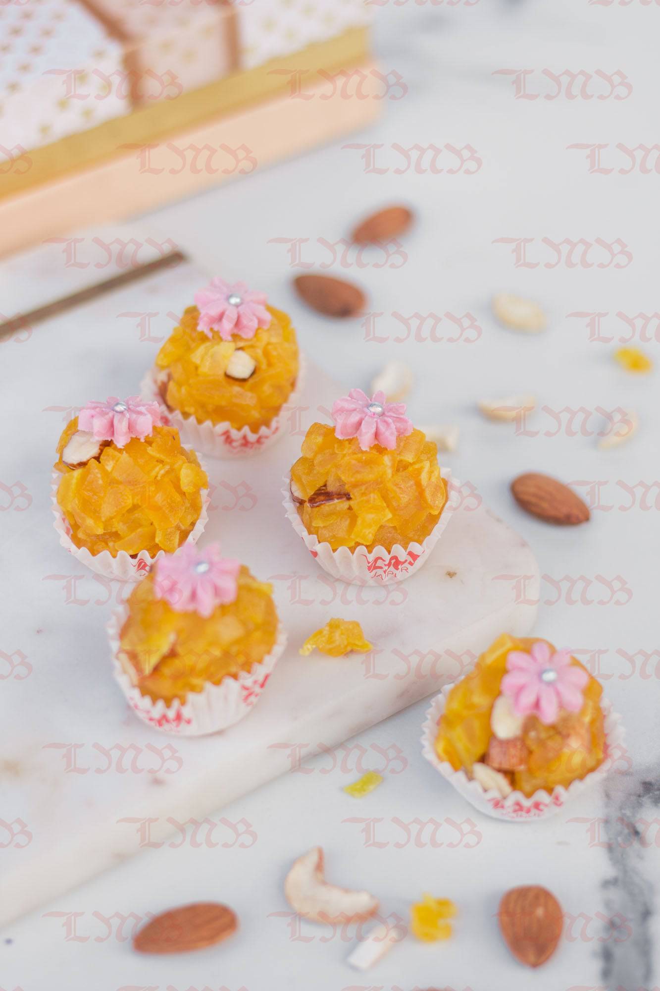 Laxmi Misthan Bhandar Mango Flower Laddu - 500 gms
