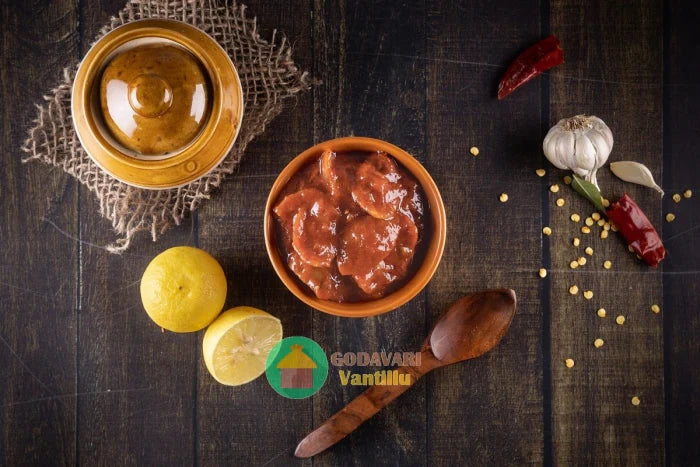 Godavari Vantillu Lemon Pickle / Nimmakaya Pachadi Andhra Style  -  500 gms