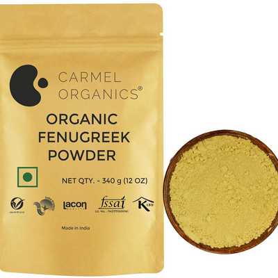 Carmel Organics Fenugreek Seed/Methi Seeds (Powder)