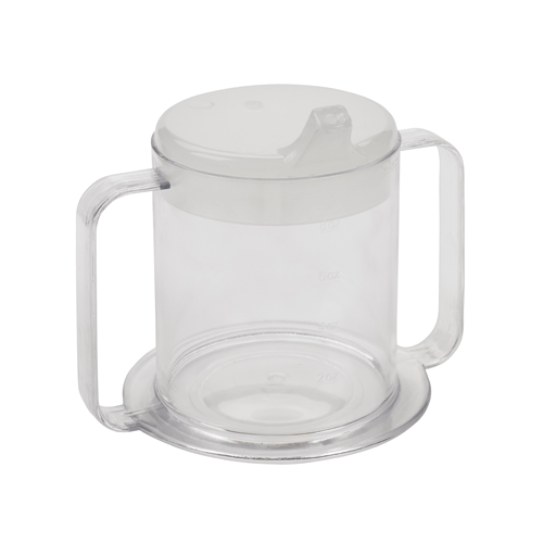 Lifestyle Clear 2-Handle Drinking Cup 10 oz