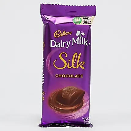 Ganesha Rakhi & Cadbury Silk In Mera Bhai Sleeve