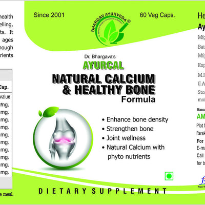 Dr.Bhargav’s Ayurcal Capsules For Natural Calcium Strengthens Bone